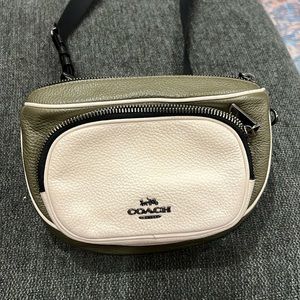 Coach leather crossbody bag